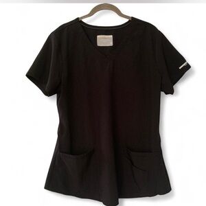 Set of 2 Skechers Women’s Black Short-Sleeve V-Neck Scrub Top